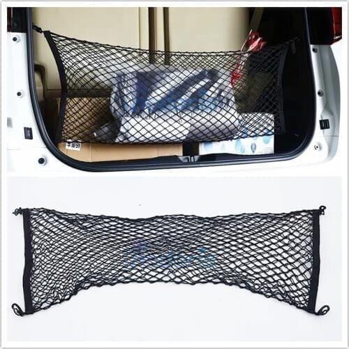 For Nissan Serena C27 2014-2020 Truck Storage Bag Luggage Nets Hook Dumpster Elastic Net Mesh Cover Car Organizer Accessory