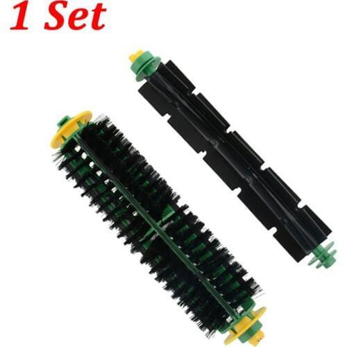1 Set Replacement Bristle Brush + Flexible Beater Brush For iRobot Roomba 500 Series 510 550 560 570 580 610 Vacuum Cleaner Part