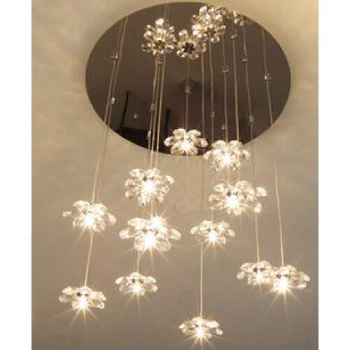 Modern super romantic exquisite Ceiling Lights flower lamp dining room bedroom flower LED Ceiling Laps LU71119