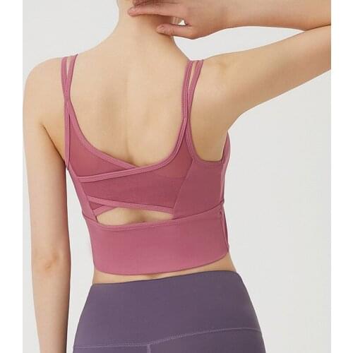 Sports bra top for women workout yoga Gym bra medium support active wear Bra Seamless Sportswear Running fitness bra plus size