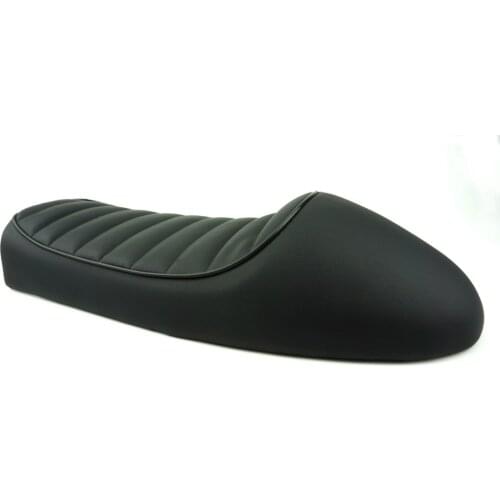 SAFFEN Black Motorcycle Retro Seat Vintage Hump Seat Cafe Racer Saddle Scramble Flat pan GN CB350 CB400 CB500 CB750 SR400 XJ XS