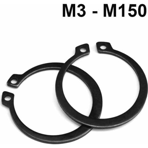 65MN Circlips For Shaft Manganese Steel External Retaining Ring GB894 Clamp Spring M3 M4 M5 M6 M7 M8 M9 M10 M11 M12-M150