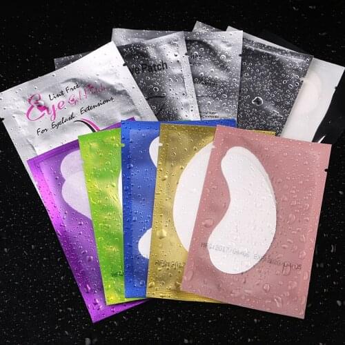 1 Pair Eyelash Extension Paper Patches Grafted Eye Stickers Grafted Eyelash Extension Paper Patch Under Eye Pads Maquiagem
