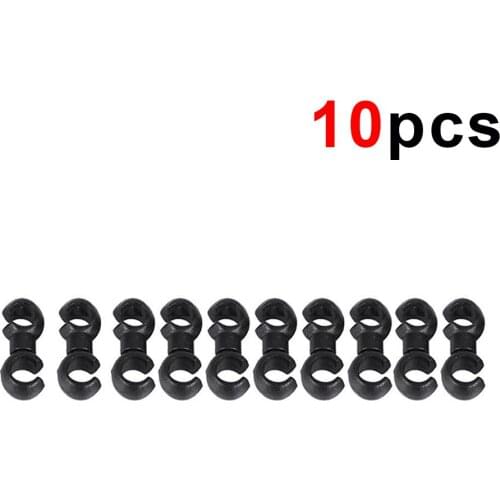 10pcs Bicycle MTB Brake Cable S Style Clips Buckle Hose Guide Bike Cross Line Clip