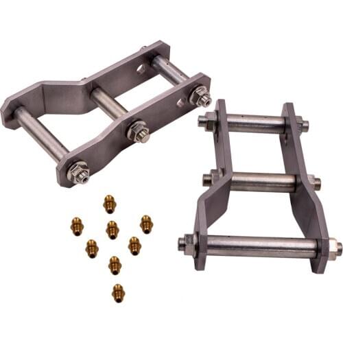 2pcs Extended Rear Shackles Shackle For Ford Ranger Mazda BT50 2 Inch 45-48 mm