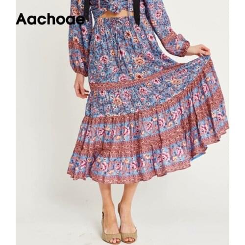 Женские юбки с высокой талией Aachoae China At AliExpress