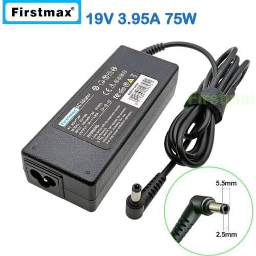 75W 19V 3.95A AC power adapter supply for Toshiba Satellite L700 L740 L745 L800 L805 L840 L845 M300 M301 M302 M305 M306 charger