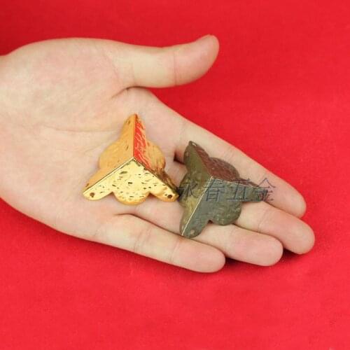 3*3*3cm antique three side angle corner corner antique classical wooden box wine wrapping angle angle for DIY wholesale