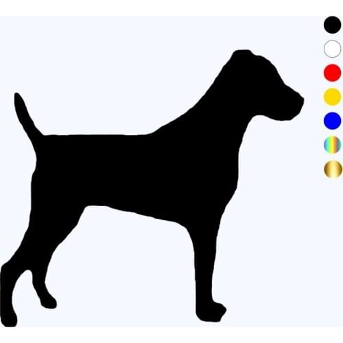 CK20439# Die-cut Vinyl Decal Jack Russell Terrier Car Sticker Waterproof Auto Decors on Car Body Bumper Rear Window