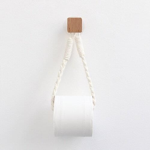 Toilet Paper Towel Dispenser Wooden Paper Roll Holder for Bathroom Contact Paper Holder Bathroom Decoration