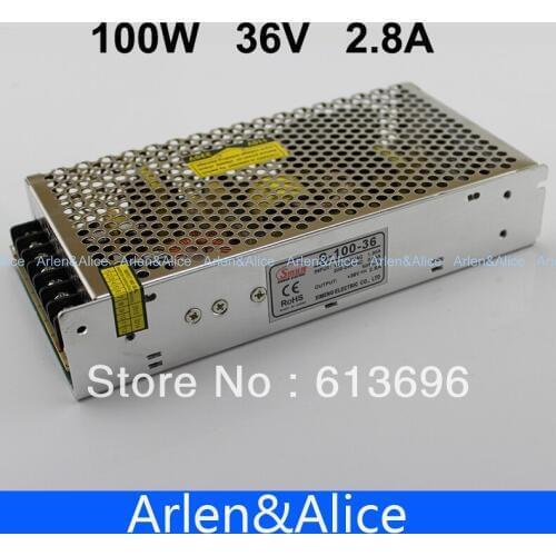 100W 36V 2.8A Single Output Switching power supply for LED Strip light