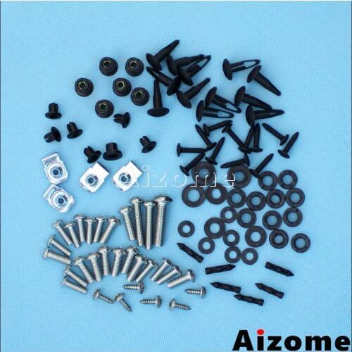 Motorcycle Bodywork Mount Bolt Kit For Suzuki GSX-R750 GSX-R600 2008-2009 Full Body Fairing Screws Fastener Nuts Fixation Kit