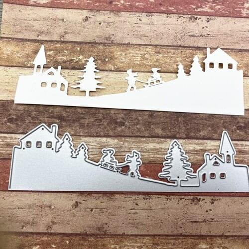 2020 New Christmas card decoration Cut Metal Cutting Dies stencil Scrapbooking Pressing Crafts Die Cuts For DIY Decorations