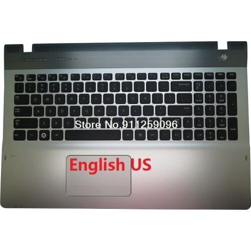 Laptop PalmRest&keyboard For Samsung QX510 Greece GK English US Portugal PO Italy IT Czech CZ Upper Case With Touchpad Speaker