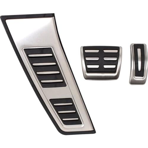 Right-hand drive For Audi New A6 C8 Type 4K ab 2019 2020 RHD Fuel Brake Foot Rest AT pedals Plate Accelerator brake pedal Pads