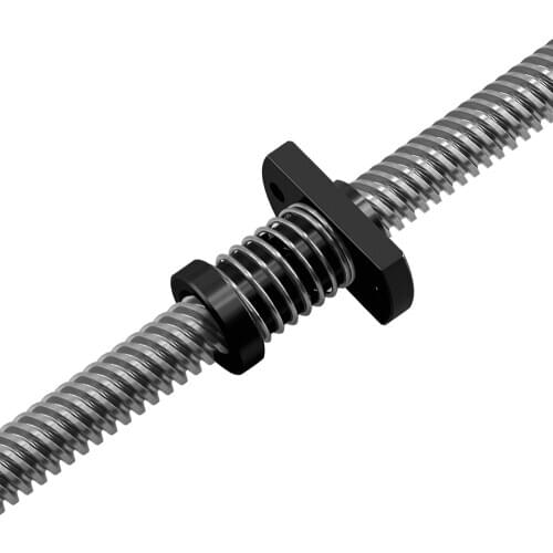 3D Printer Z Axis Trapezoid Motor Screw Nuts T8 Nut POM Nut Lead 8mm Pitch 2mm For Creality CR10 CR-10S Ender-3 Lead Screw