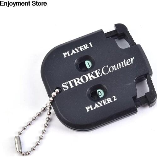Mini Handy Golf Shot Count Stroke Putt Score Counter Two Digits Scoring Keeper With Key Chain Golf Training Aids Golf Accessorie