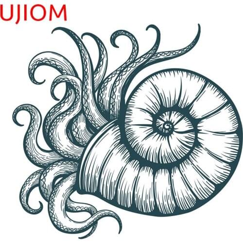 UJIOM Sea Shell Home Decoration Living Room Decor Wall Stickers Home Office Bedroom Accessories Waterproof Wallpaper