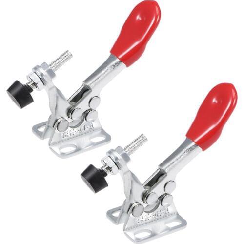 Uxcell Toggle Clamp BRH-201-A Horizontal Clamp Quick Release Tool 27Kg 59lbs Capacity 2pcs