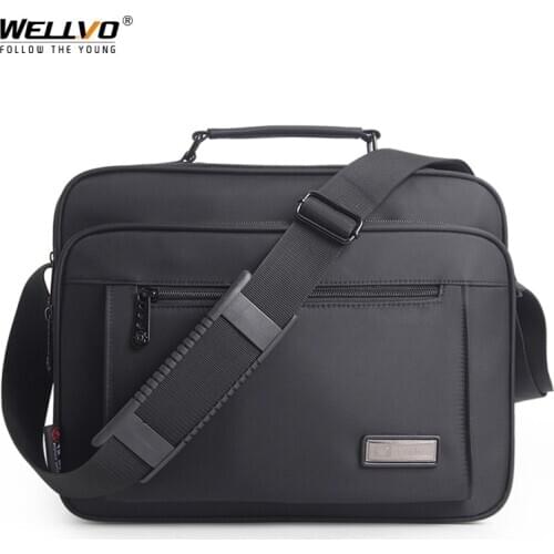 Men Waterproof Oxford Shoulder Bags Male High Quality Multi-layer Messenger Bags Large Capacity Business Travel Handbag XA688ZC