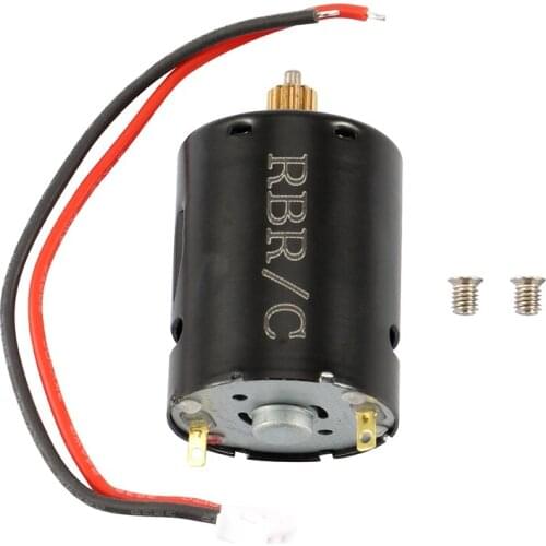 For WPL D12 1/10 RC Car Upgrade Parts 52000 RPM 370 High Speed Motor with 12T Motor Gear Accessories