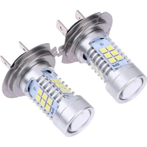 H7 3030 21SMD 21Wled One Pair Of Car Led Fog Lamp White Light High Lumen Headlight Plug And Play High Power Headlamp Long Life