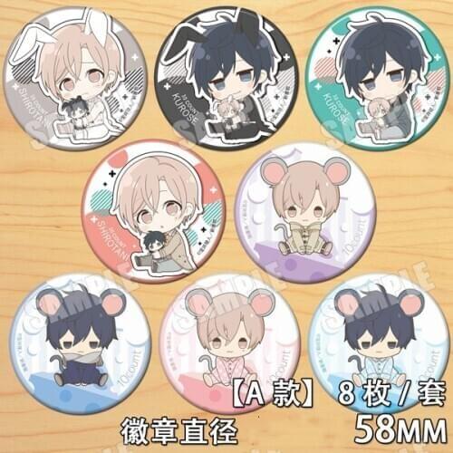 1pc 58mm 10 count Ten Count Badges Acrylic Brooch Pins