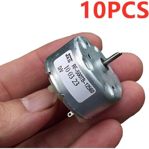 10PCS RF-500TB-14415 Electric Permanent Magnet Micro DC 5V-6V 3700RPM Low Power Motors Use for Toys Fragrance Machine Vacuum