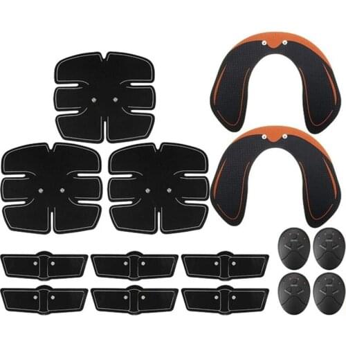 15PCS/Set Muscle Abdominal Trainer Smart Wireless Muscle Hip Abdominal Muscle Stimulator Massage Set Weight Loss