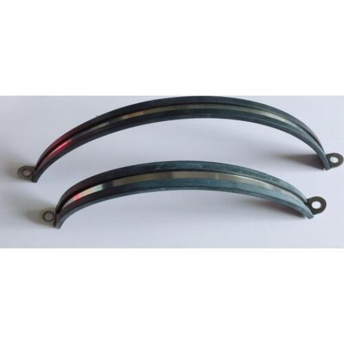 2PCS 50/55/60/65/70/75/80/85mm stainless steel Saddle band hose clamp Rubber Hose Clamp U Wire fixed clamp