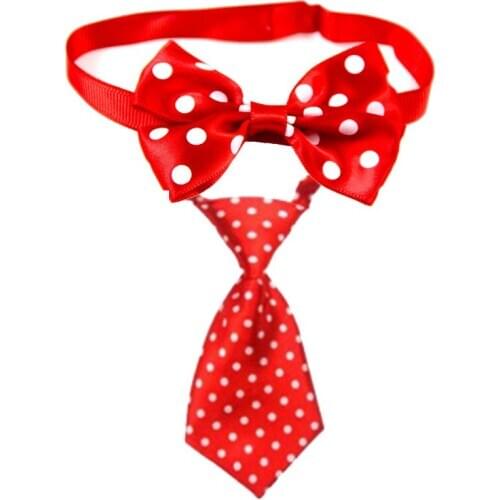 300PCS / LOT Pet Accessories Pet Tie Christmas Style Dog Tie Cat Collars Pet Grooming Accessories