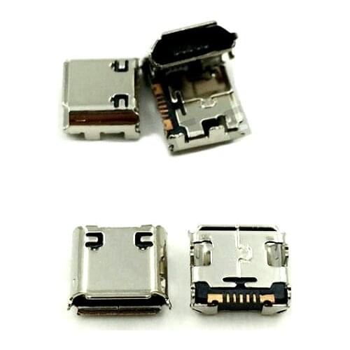 5pcs/Lot ,Micro USB Plug Power Charging Port Connector Socket For Samsung Galaxy C6712 C6352 C6752 Phone
