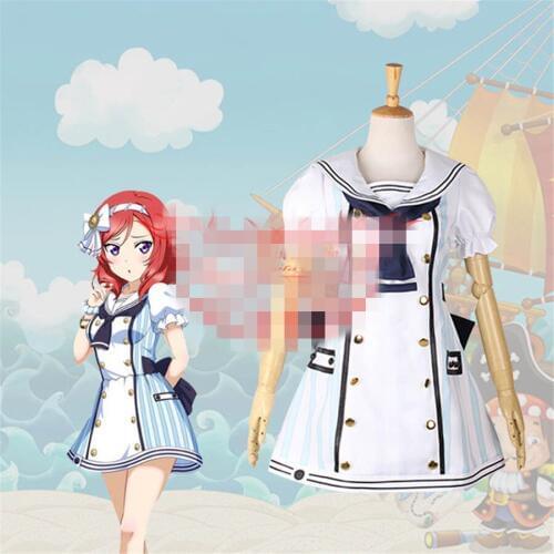 Anime Cosplay Costume Lovelive Sea Pirate Unawakened Maki Nishikino Sailor Girls' Suit Z