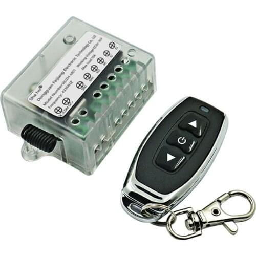 DC9V12V24V36V motor forward and reverse remote control switch stroke controller