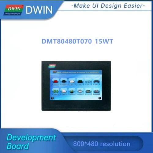 Dwin 800x480 TFT LCD 7 Inch Display Industrial Grade HMI touch screen DMT80480T070_15WT