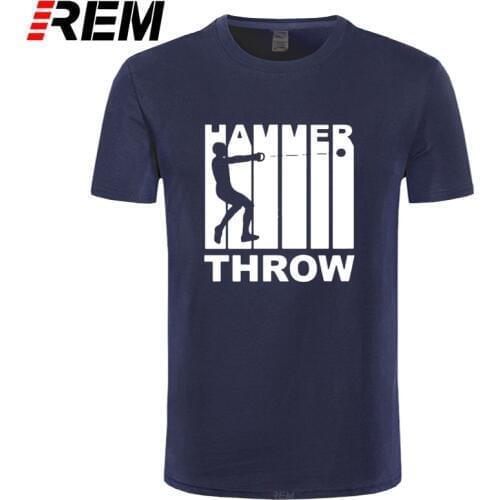 Hammer Throw Cool Printed T Shirt Men Summer Fashion Style Short Sleeve T-shirts Cotton Sporting Clothing For Men