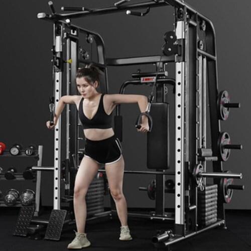 Smith gantry multifunctional training equipment home body exerciser gym muscle former