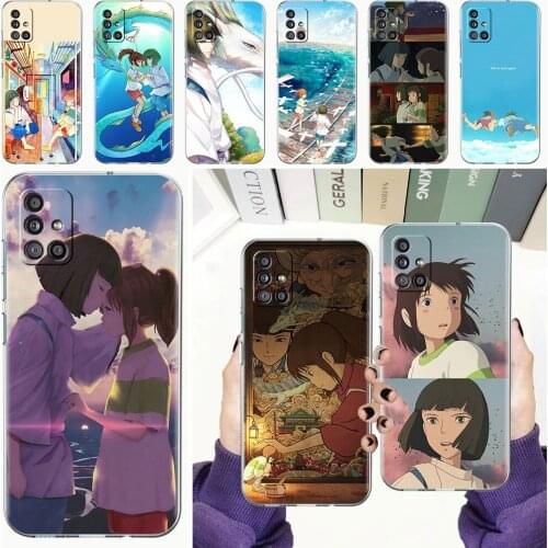 Soft Phone Case For Samsung Galaxy A51 A21s A71 A12 A31 A52 A41 A32 A02s A11 A72 A42 Clear Back Cover Funda Spirited Away Shell