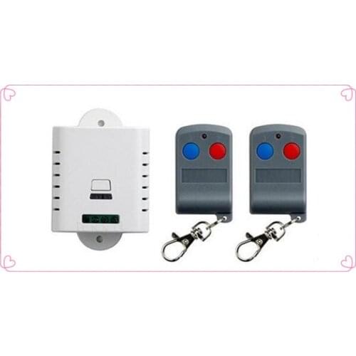 Latest AC 85V 110V 120V 220V 250V 1CH RF Remote Control Switch System 2X Transmitter + 1 X Receiver 1ch relay smart home z-wave