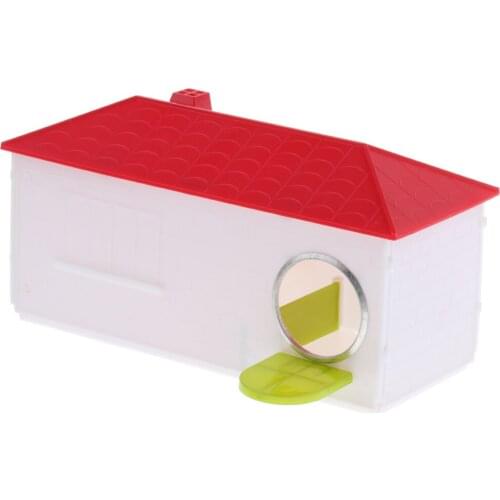 Plastic Bird Breeding Box Parakeet Budgie Cockatiel Nesting House Cage Box Avery
