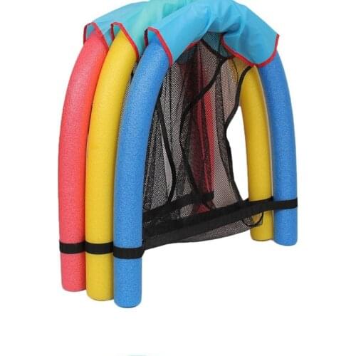 Swimming Floating Chair Pool Bed Seat Water Float Ring Lightweight Beach Ring Noodle Net Piscina Ring Kid Adult Pool Accessories
