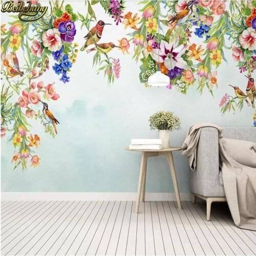 Beibehang Custom 3D stereo brickwall anti lily wallpaper mural for living room dining room TV backdrop 3D wallpaper vinyl