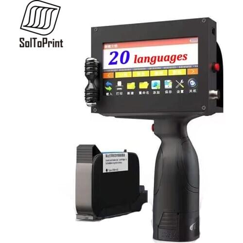 Portable QR Bar Code Corrugated Expiry Date Coding Machine Handheld Inkjet Printer Handheld Printer