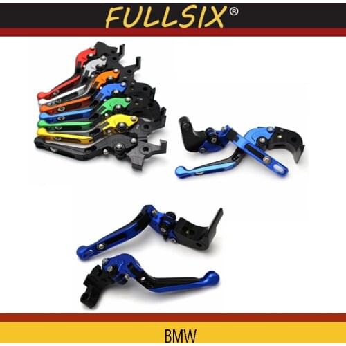 Motorcycle Adjustable Brake Clutch Levers Folding Extendable for BMW S1000R S1000 R S 1000 R 2014-2016 2015 With Logo