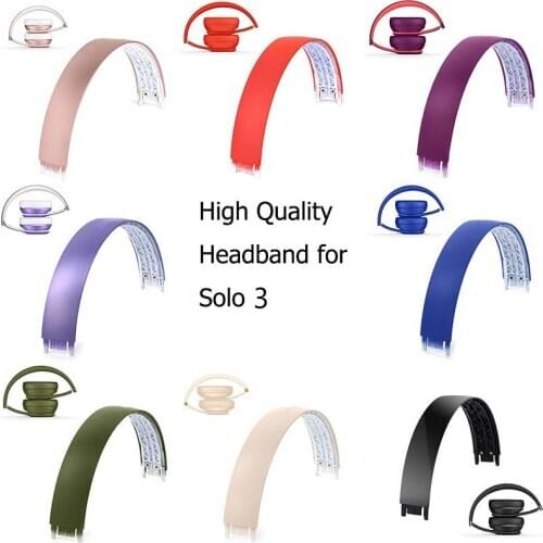 Replacement Headphone Headband Headphone Parts Bumper for Solo 3 Solo 3.0 Headphones Plastic Shell Headset Accessories
