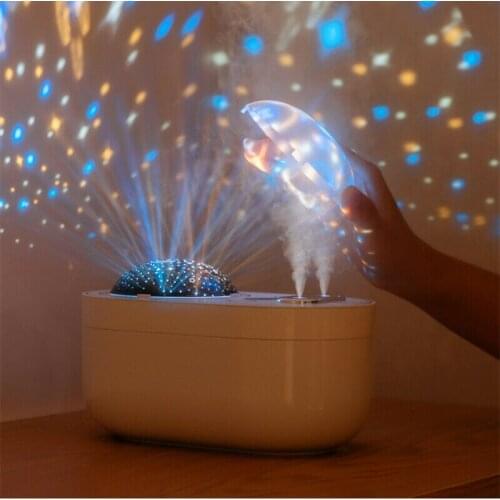 Projector Air Humidifie 1000ML Humidifie Aroma Diffuser Night Ligth Starry sky Projector Humidifie 3 In 1 4000mAh Large Battery
