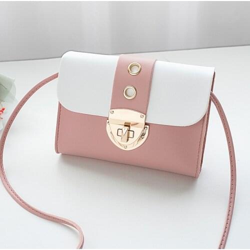 New Fashion PU Leather Crossbody Bags for Women 2019 Small Shoulder Messenger Bag Female Luxury Chain Handbags and Purses