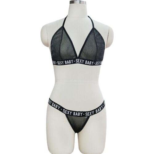 New Women Lace Sexy-Lingerie Nightwear Underwear G-string Sleepwear Bra Exotic Sets