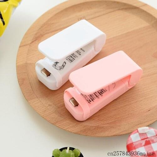100pcs Household Seal Machine Hand Pressure Heat Sealing Machine Mini Snack Plastic Bag Lips