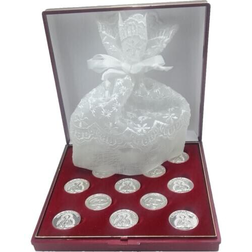 DOCOLASTRA Arras Virgin Heads with sachet saten & Case